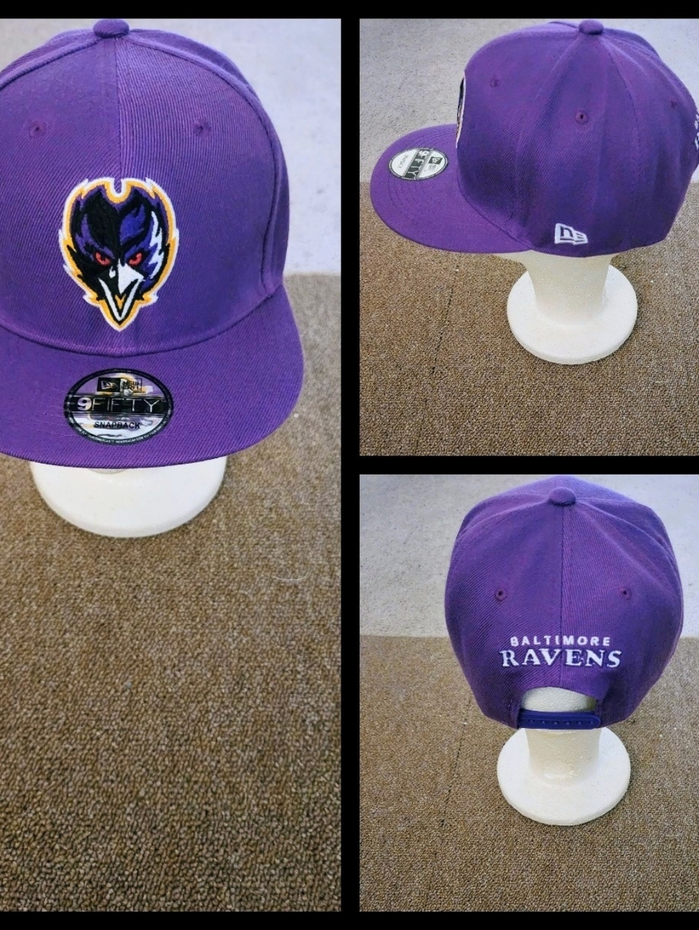 BALTIMORE RAVENS NFL FOOTBALL SNAPBACK HAT.
